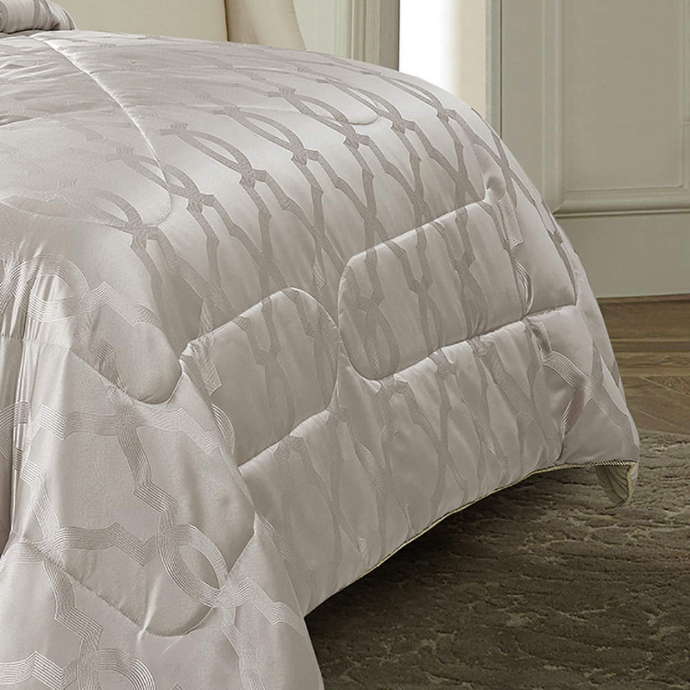 Jacquard Fabric Quilted Bedspread Set -1 Bedspread 2 Pillow covers (4327353712749)