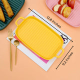 Nordic Style Pastel Tone Ceramic Rectangular Serving Platter
