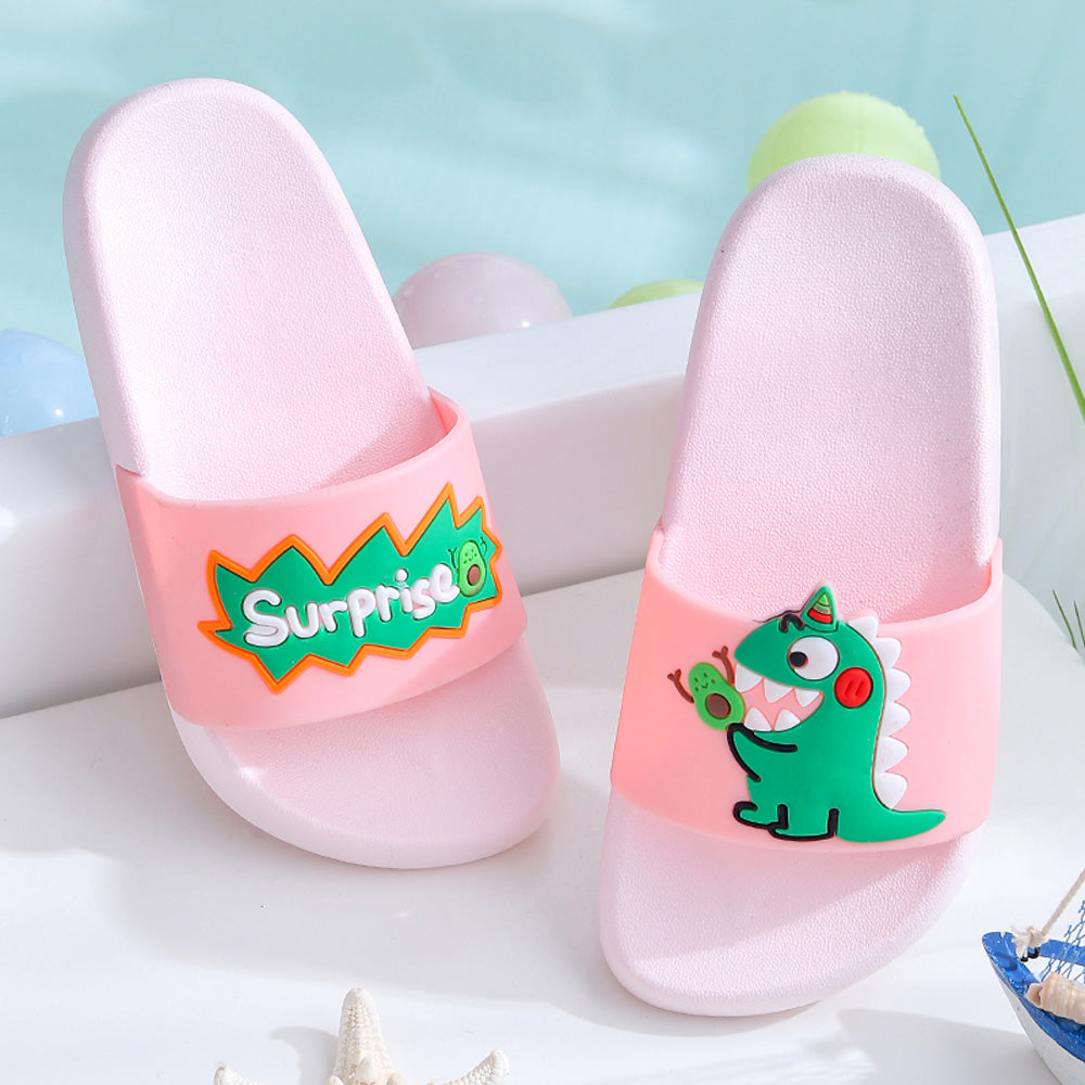 Dinosaur Surpurise Design Kids Slippers (4538747813997)