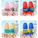 Dinosaur Surpurise Design Kids Slippers (4538747813997)