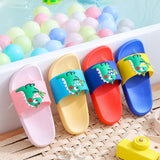 Dinosaur Surpurise Design Kids Slippers (4538747813997)
