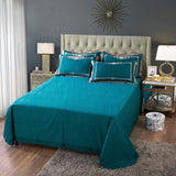 4 Pcs Fancy Pure Cotton Dumba Embroidery Duvet Set