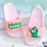 Dinosaur Surpurise Design Kids Slippers (4538747813997)