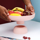 Macaron Color Fruit Drain Tray With Detachable Base