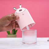 Small Bell Ultrasonic LED Light Induced Air Humidifier