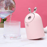Small Bell Ultrasonic LED Light Induced Air Humidifier