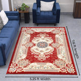 Scarlet King Size (7.6 X 5.25 Feet) Thick & Cozy Floor Rug