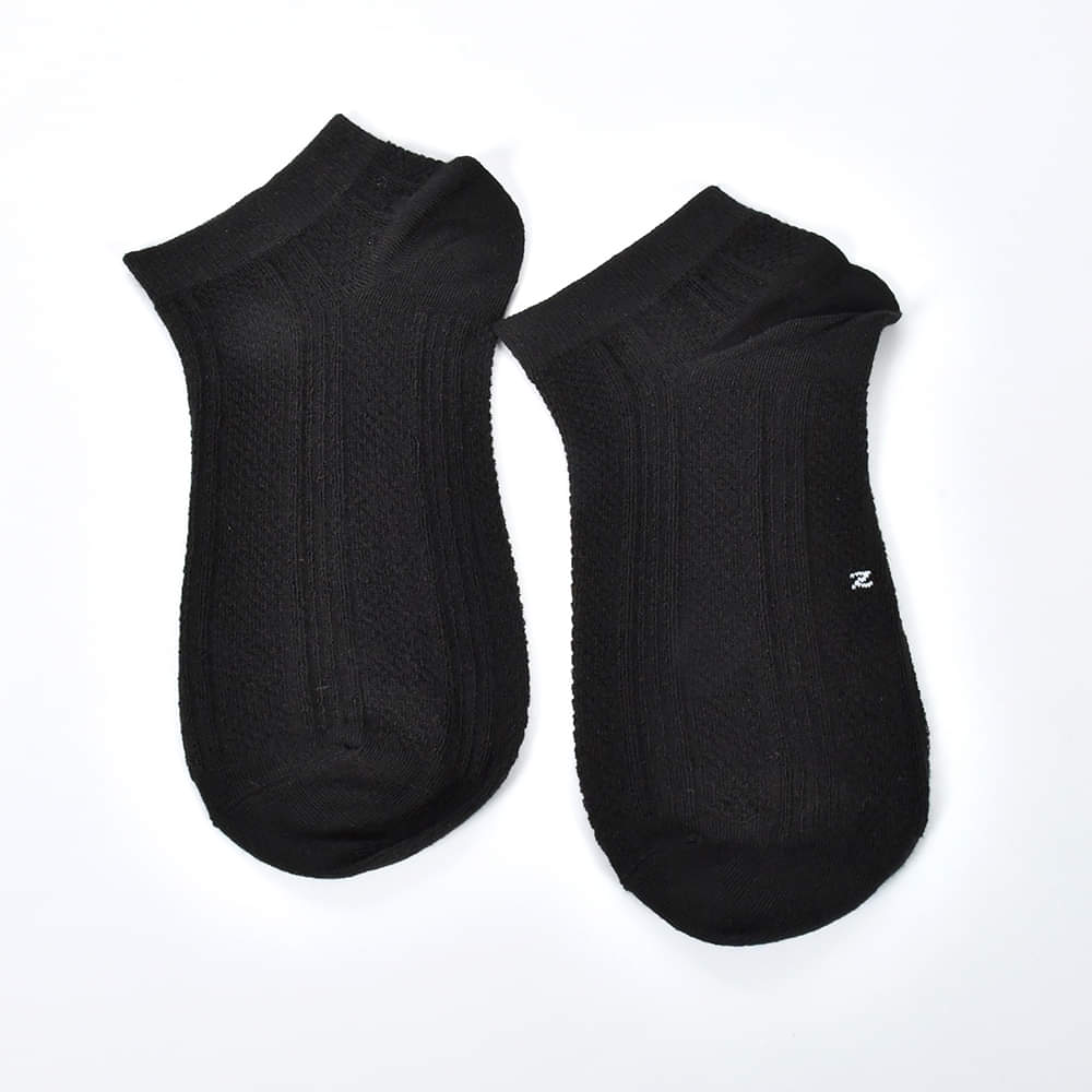 Premium Black No-Show Socks