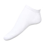 Premium White No-Show Socks