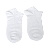 Premium White No-Show Socks