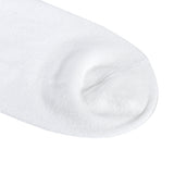 Premium White No-Show Socks