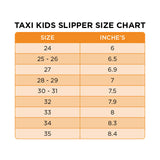 Taxi Design Kids Slippers