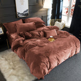 Embossed Velvet Luxury Frill Quilted Bridal Bed Set- 6 Pcs