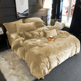 Embossed Velvet Luxury Frill Quilted Bridal Bed Set- 6 Pcs