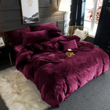 Embossed Velvet Luxury Frill Quilted Bridal Bed Set- 6 Pcs