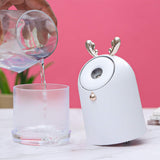 Small Bell Ultrasonic LED Light Induced Air Humidifier