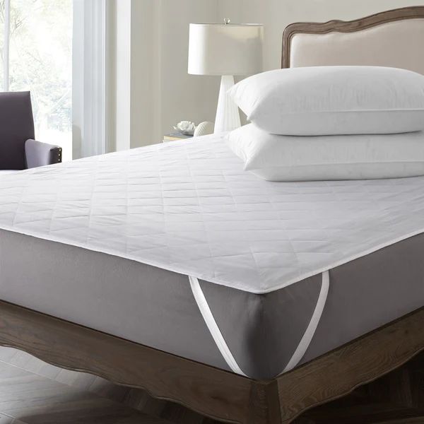 Microfiber Water Resistant Quilted Mattress Protector With Straps