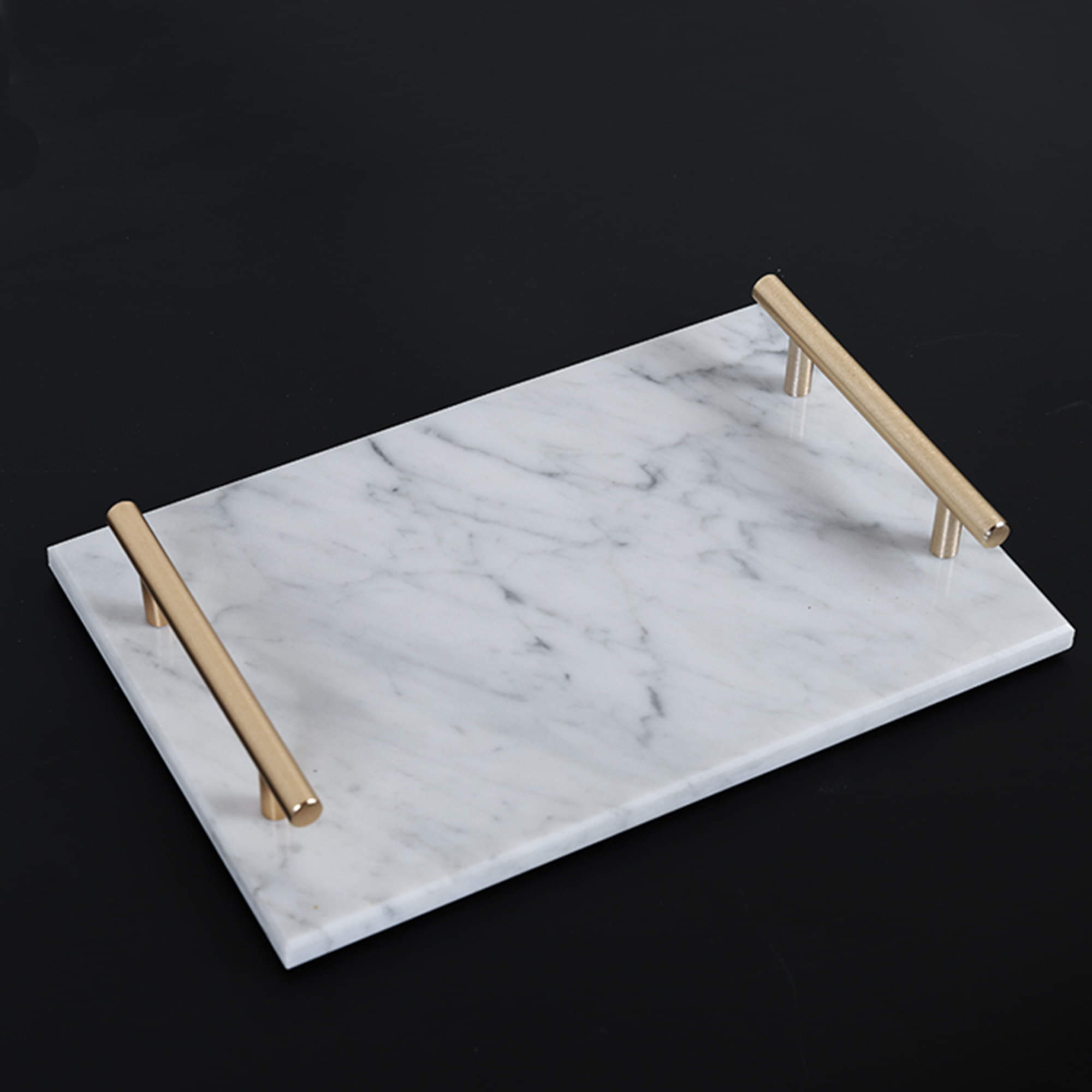 Nordic Grey Marble Serving Tray