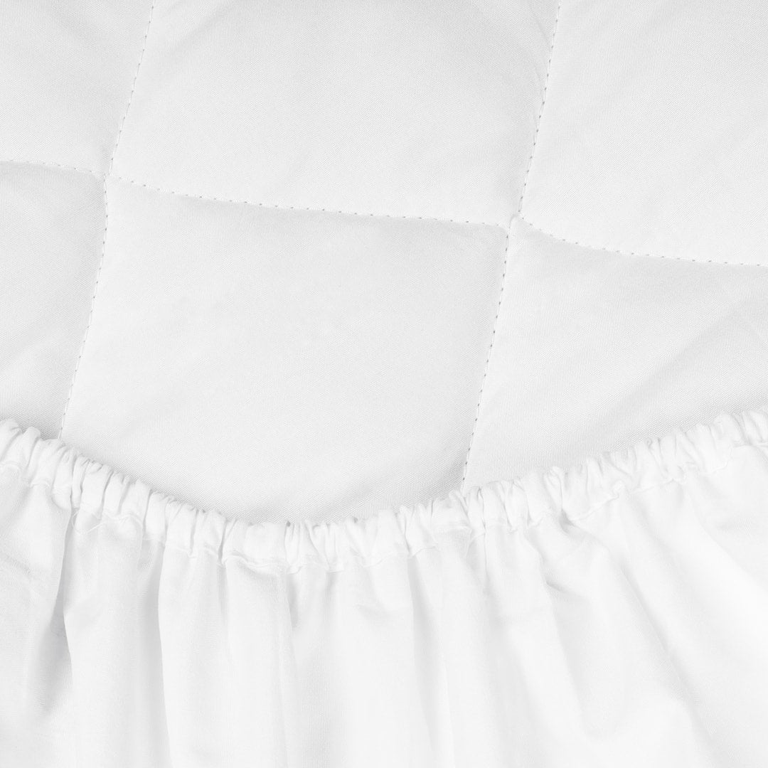 Premium Quality Quilted Skirt Mattress Protector Cover