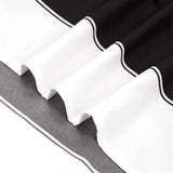 4-Pcs Monochrome Microfiber Duvet Cover Set