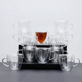 Bistro Classic Flower Shape Double Wall Mug