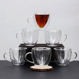 Bistro Classic Flower Shape Double Wall Mug
