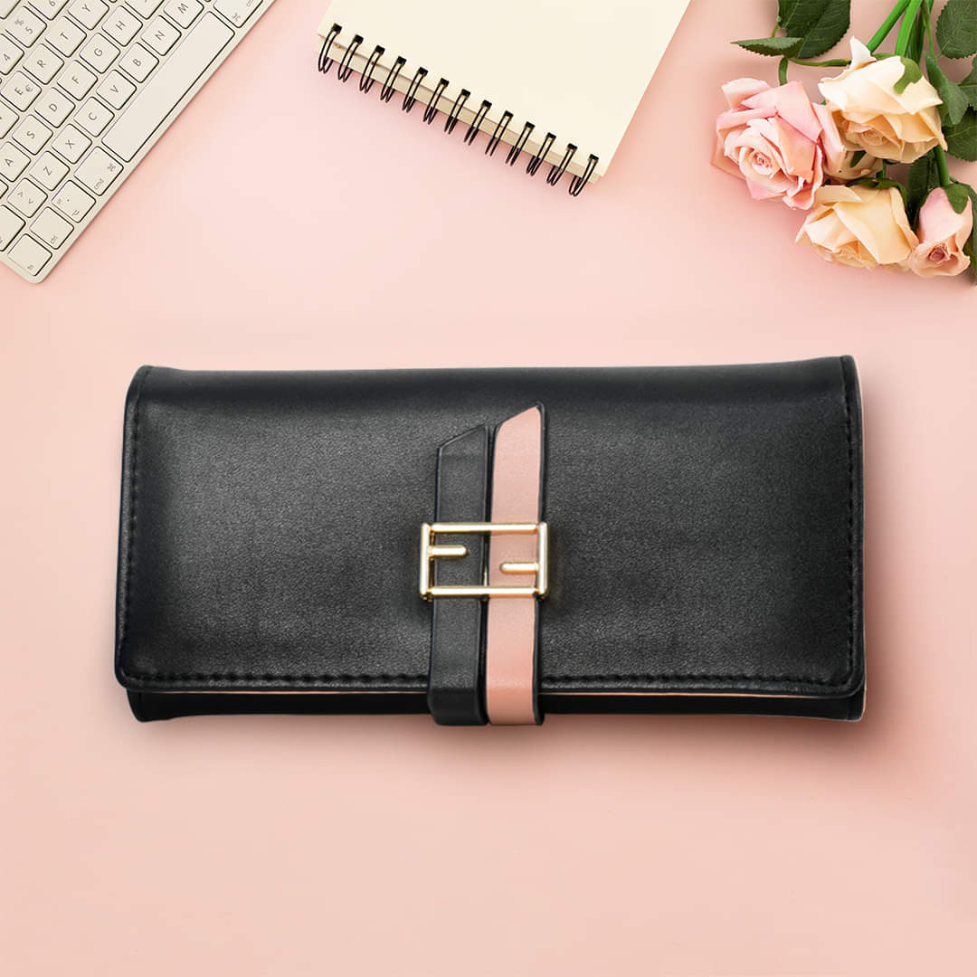 Stylish Ladies Clutch HandBag with Detachable Buckle